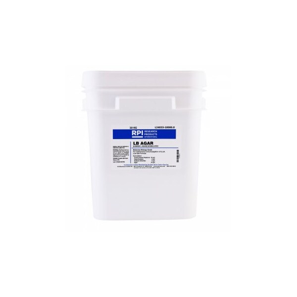 LB Agar, Low Salt Formula, Granulated, 10 KG